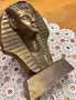 Статуетка/бюст от бронз/месинг на египетския фараон Тутанкамон, снимка 5