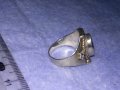 ИН и ЯН Емайлиран СРЕБЪРЕН ПРЪСТЕН ВИСОКА ПРОБА СРЕБРО Стара ХУДОЖЕСТВЕНА РЪЧНА ИЗРАБОТКА 38434, снимка 8