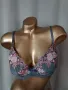 MIRIALE 85 B Сив сутиен с богата бродерия , снимка 6