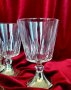 Антикварнини френски кристални чаши и печат Франция, снимка 2