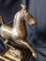Скулптура  летящ кон бронз 18-19 см, снимка 4