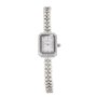 Дамски часовник Sousou комплект с гривна бял/сребрист, снимка 1 - Дамски - 44329353