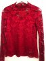 Червена блуза, снимка 1 - Блузи с дълъг ръкав и пуловери - 34807167