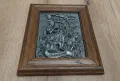 пано метално рамка дърво масив за ценители отлично , снимка 1