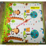 Сгъваемо детско килимче за игра, топлоизолиращо 180x200x1cm - Жираф и Цифри - КОД 4137, снимка 13