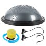 Полутопка за баланс BOSU BALL, 58.5 см, с твърда основа и ластиции, снимка 2