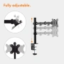 Стойка за монитор за бюро Heavy Duty Monitor Mount with Desk Clamp VONHAUS (UK), снимка 4