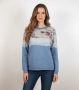 Ivko Jacquard Pullover - Оригинален дамски пуловер р-р 44 / L, снимка 1