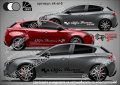 Алфа Ромео Alfa Romeo стикери надписи лепенки фолио SK-AL5