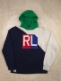 Polo Ralph Lauren Hoodie употребяван, S-M, colorblock с RL patch, снимка 1