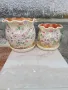 Комплект керамични саксии с подложки , снимка 2