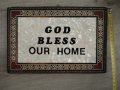 дървена табела "Бог да благослови нашия дом", снимка 1