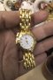 Нов позлатен дамски часовник разпродажба, снимка 3