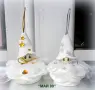 Бели пухкави ангелчета за коледа, снимка 1