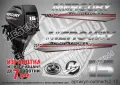 MERCURY 60 hp EFI 2013-2017 Меркюри извънбордов двигател стикери надписи лодка яхта outmerfs2-60, снимка 2