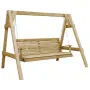 vidaXL Градинска люлка, импрегниран бор, 205x150x157 см(SKU: 45305), снимка 1
