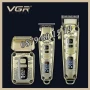 Професионален КОМПЛЕКТ Машинка за подстригване, електрическа самобръсначка и тример VGR V-642, снимка 2