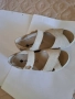 Сандали бежеви RIEKER №37,естествен велур, снимка 3