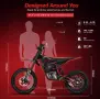 Нов!! Електрически Pit Bike Valtinsu EM-5 Pro 5600W 60V/27Ah 83 км.ч., снимка 10