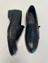 Мъжки кожени официални обувки - Черни - 45, снимка 1 - Официални обувки - 41539940