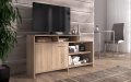 Шкаф за ТВ с етажерки и шкаф