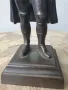 Малка много стара френска чугунена фигура на Наполеон/метална желязна статуетка 19см-1кг, снимка 7