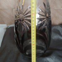 стъклена / кристална / ваза в стил бохемия, снимка 3 - Вази - 35766846