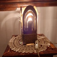 Сувенирна нощна лампа "Kamelyok" от епохата на далечните седемдесет години СССР месинг , снимка 2 - Други ценни предмети - 41681358