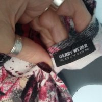 Памучна брандова блуза с декорации и 7/8 ръкави "Gerry Weber" / голям размер , снимка 5 - Блузи с дълъг ръкав и пуловери - 39724715