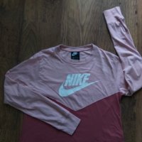 NIKE Heritage Long Sleeve Color Block Top - страхотна дамска блуза , снимка 9 - Спортни екипи - 35663787