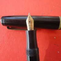  Холандска бакелитова писалка със златен писец перо , снимка 9 - Колекции - 39142602