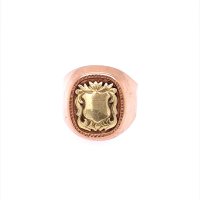 Златен мъжки пръстен 12,14гр. размер:61 14кр. проба:585 модел:20100-1, снимка 1 - Пръстени - 42554786