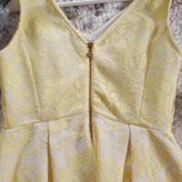 Жълта рокля , снимка 2 - Рокли - 40641239