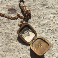 стар позлатен кюстек за джобен часовник, снимка 5 - Антикварни и старинни предмети - 35912160