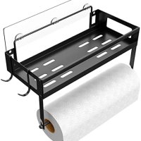 Нов Държач за ролка хартиени кърпи рафт съхранение кухня баня организатор, снимка 1 - Други стоки за дома - 40766702