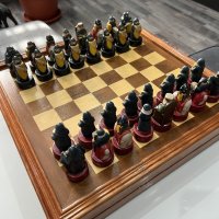 Уникален порцеланов шах, снимка 12 - Шах и табла - 42279526