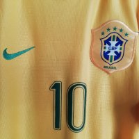 Brazil Ronaldinho Nike Brasil оригинална футболна тениска фланелка Бразилия Роналдиньо размер L, снимка 4 - Тениски - 41643798