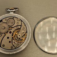 Часовник джобен Молния автентичен работещ, снимка 2 - Антикварни и старинни предмети - 35741046