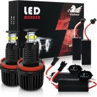 WinPower H8 LED крушки 18000K 12V 40W комплект крушки НОВИ, снимка 1 - Аксесоари и консумативи - 41652558