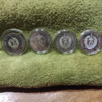 Сребърни възпоменателни монети 4 броя, снимка 2 - Нумизматика и бонистика - 40627680