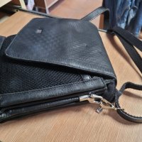 ENZO NORI естествена кожа мъжка чанта с МНОГО ПРЕГРАДИ + магнитно закопчаване, снимка 12 - Чанти - 42180160