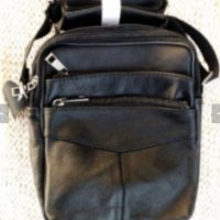 Мъжка кожена чанта от естествена кожа, снимка 2 - Чанти - 39669499