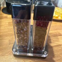 Комплект за съхранение на кафе на зърна еспресо стъклен - 25-28 g, снимка 8 - Буркани, бутилки и капачки - 41867244