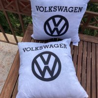 Рекламни лицензирани възглавници за декорация VW 🇩🇪 , снимка 4 - Аксесоари и консумативи - 40293777