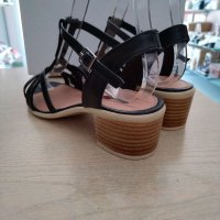 НАМАЛЕНИЕ-Дамски сандали естествена кожа м. 760 черни, снимка 4 - Сандали - 41061904