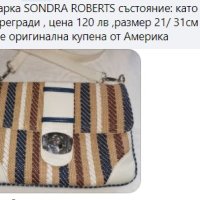SONDRA ROBERTS чанта използвана като нова, снимка 2 - Чанти - 42300712