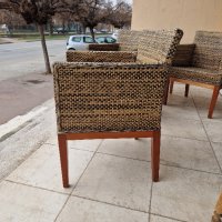 Ратанови столове #естествен ратан, снимка 2 - Столове - 44383479