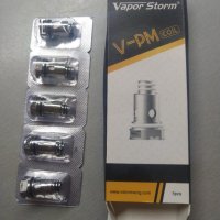 Изпарителни глави за вейп Vapor Storm V-PM Pod 4.8ml Cartridge Dual Coil 0.3ohm, снимка 1 - Аксесоари за електронни цигари - 41508082