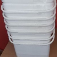 Кутии за 8 кг.сирене бели и прозрачни 10 литра, снимка 1 - Кутии за съхранение - 39582876