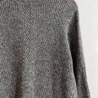 Марков еластичен топъл блузон в сиво -машинно плетиво, снимка 3 - Блузи с дълъг ръкав и пуловери - 39970751